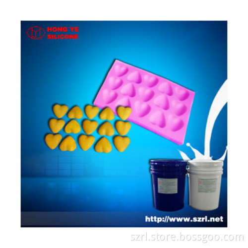 heart chocolate mould casting food grade liquid silicone